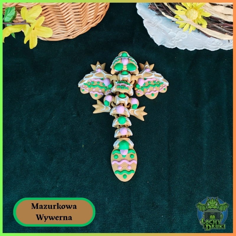 Figurka Mazurkowa Wywerna – Słodka Strażniczka Wielkanocy - obrazek 7