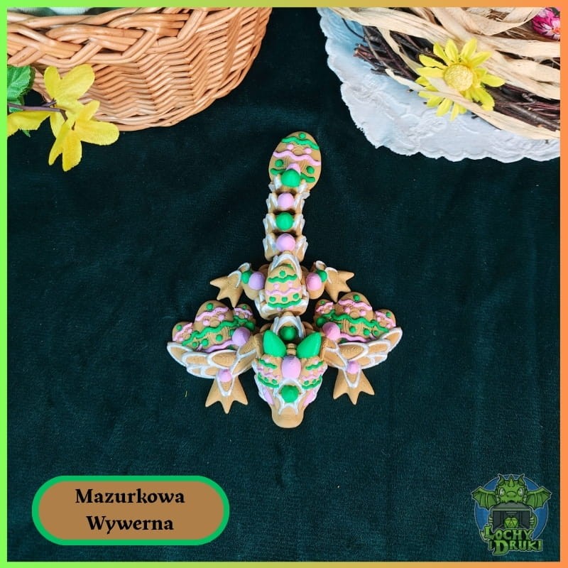 Figurka Mazurkowa Wywerna – Słodka Strażniczka Wielkanocy - obrazek 8