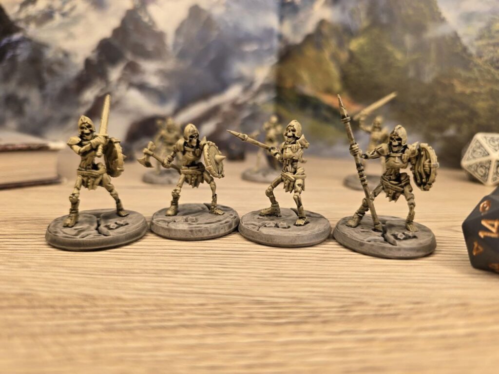 Oddział szkieletów (7 figurek, druk 12K)