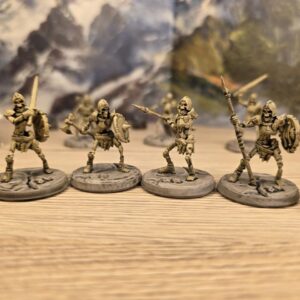 Oddział szkieletów (7 figurek, druk 12K)