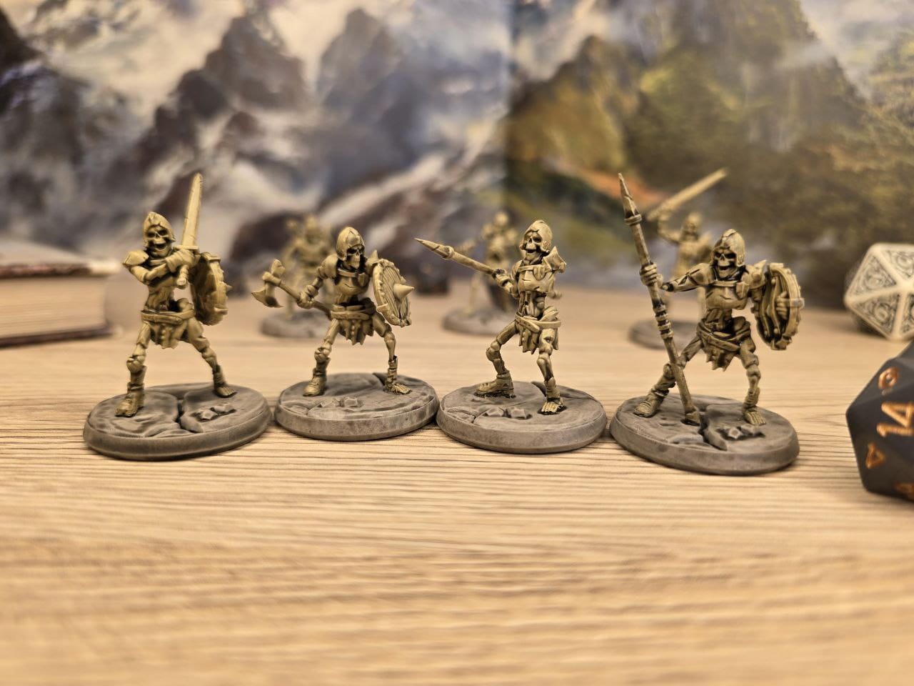 Oddział szkieletów (7 figurek, druk 12K)