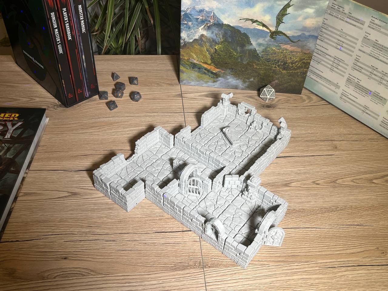 Teren loch do sesji RPG - zestaw fundament podziemi (108 elementów, magnetyczny) - obrazek 4