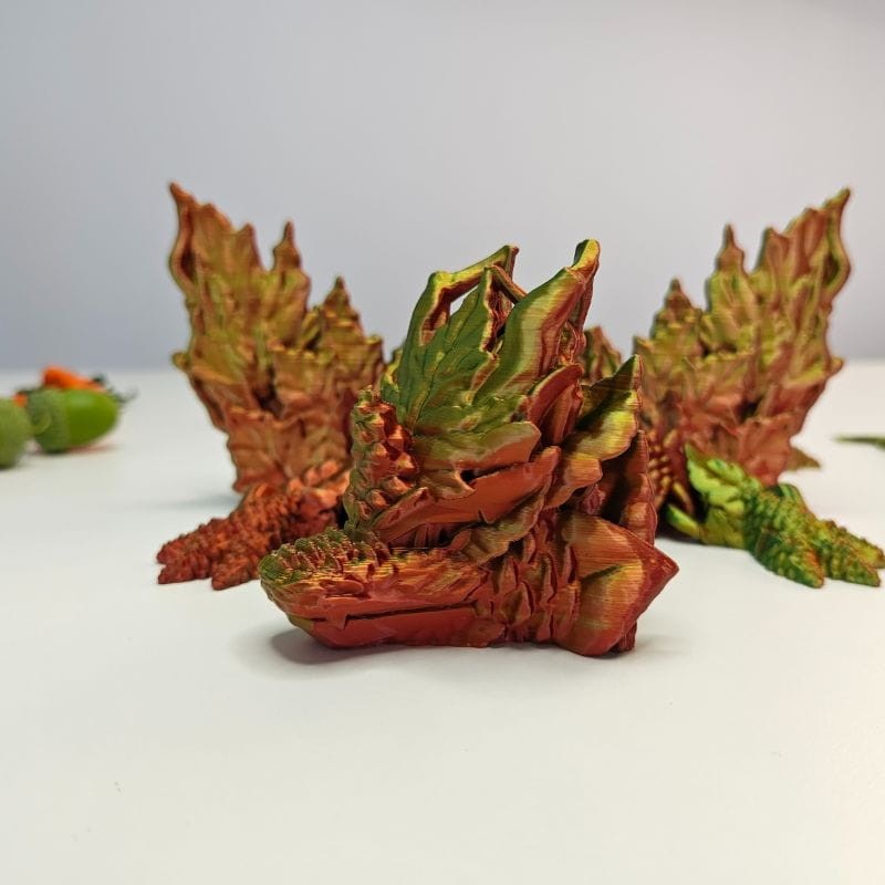 Szyszkowy Smok Jesienny (różne kolory, XL 46cm) - obrazek 3