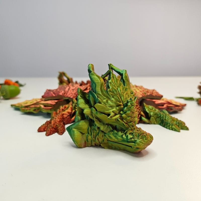 Szyszkowy Smok Jesienny (różne kolory, XL 46cm) - obrazek 4