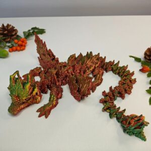 Szyszkowy Smok Jesienny (różne kolory, XL 46cm)