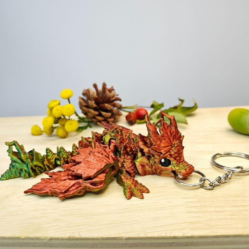 Brelok Szyszkowy Smok Jesienny (różne kolory, S 12cm)