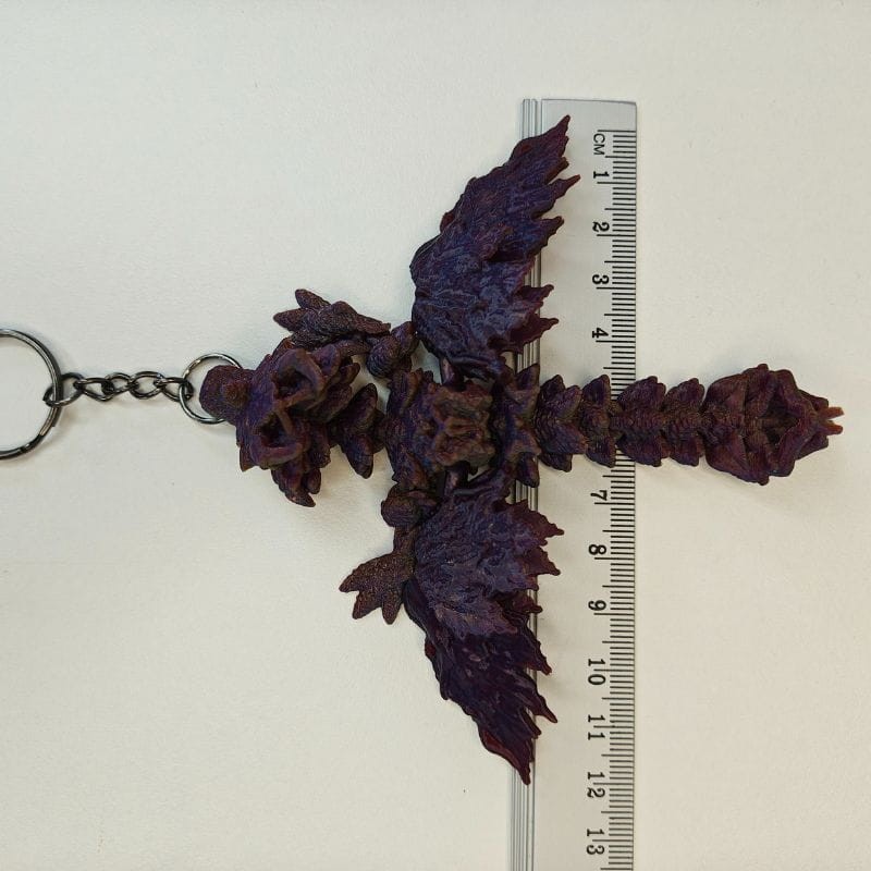 Brelok Szyszkowy Smok Jesienny (różne kolory, S 12cm) - obrazek 6