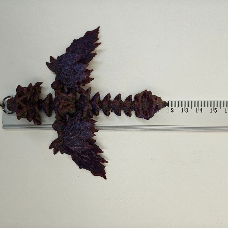 Brelok Szyszkowy Smok Jesienny (różne kolory, S 12cm) - obrazek 7