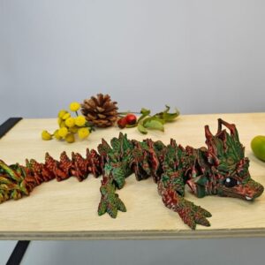 Młody Szyszkowy Smok Jesienny (różne kolory, M 21 cm)