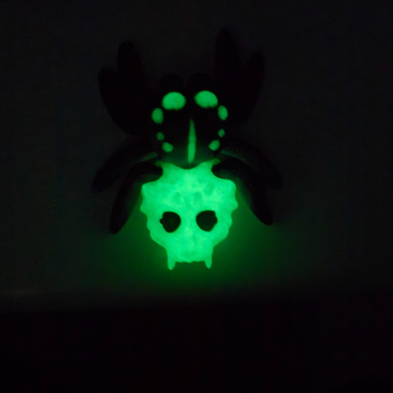 Fluorescencyjny Pajączek Skakun (świecący w ciemności) - obrazek 2