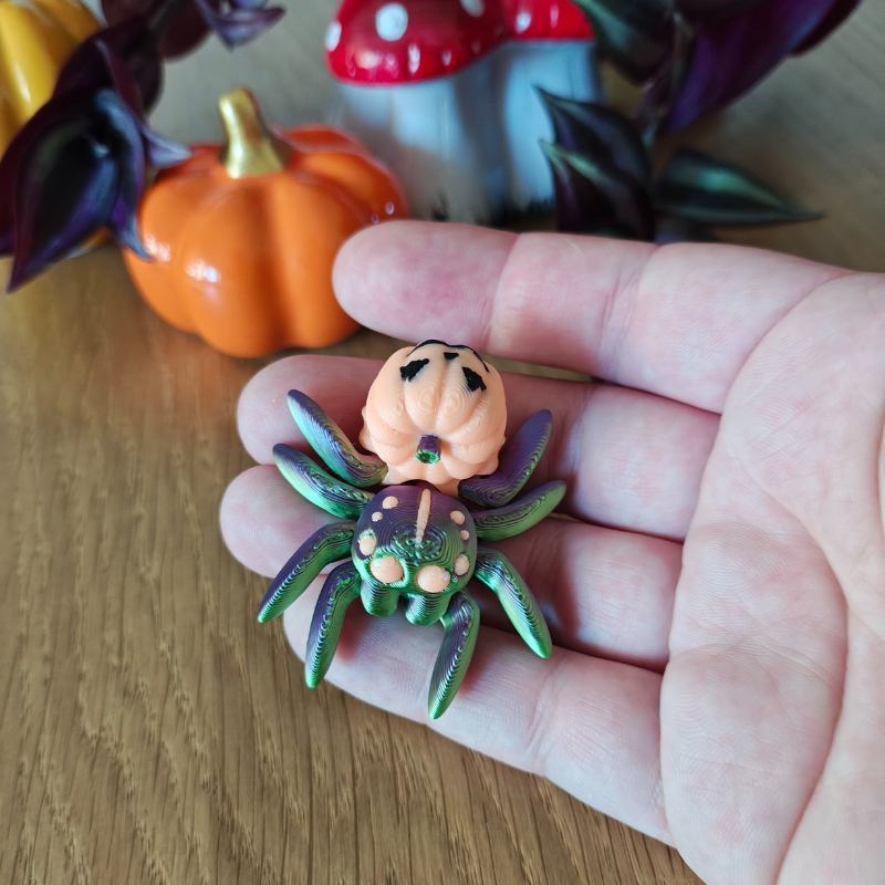 Fluorescencyjny Pajączek Skakun (świecący w ciemności) - obrazek 5