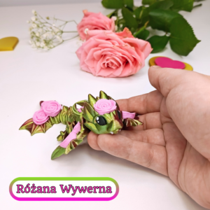 Różana wywerna (M, figurka)