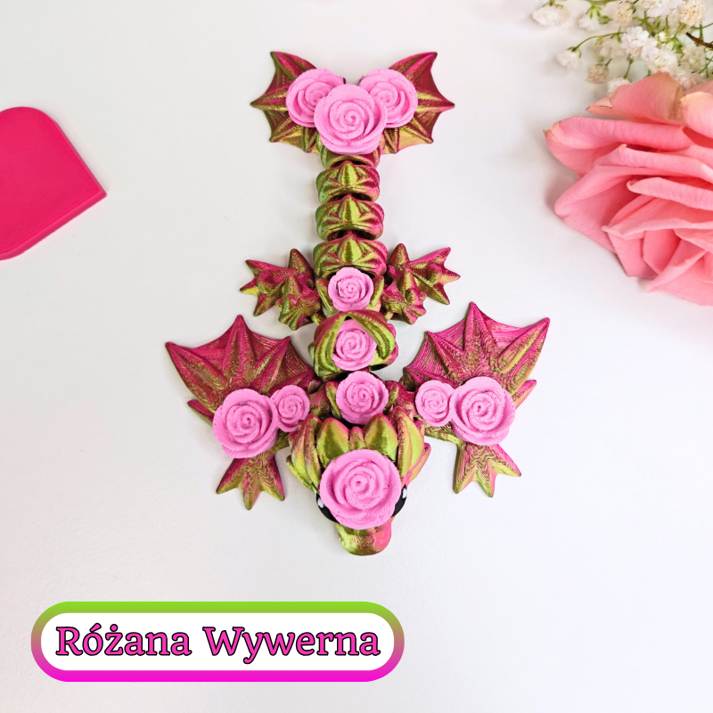 Różana wywerna (M, figurka) - obrazek 6