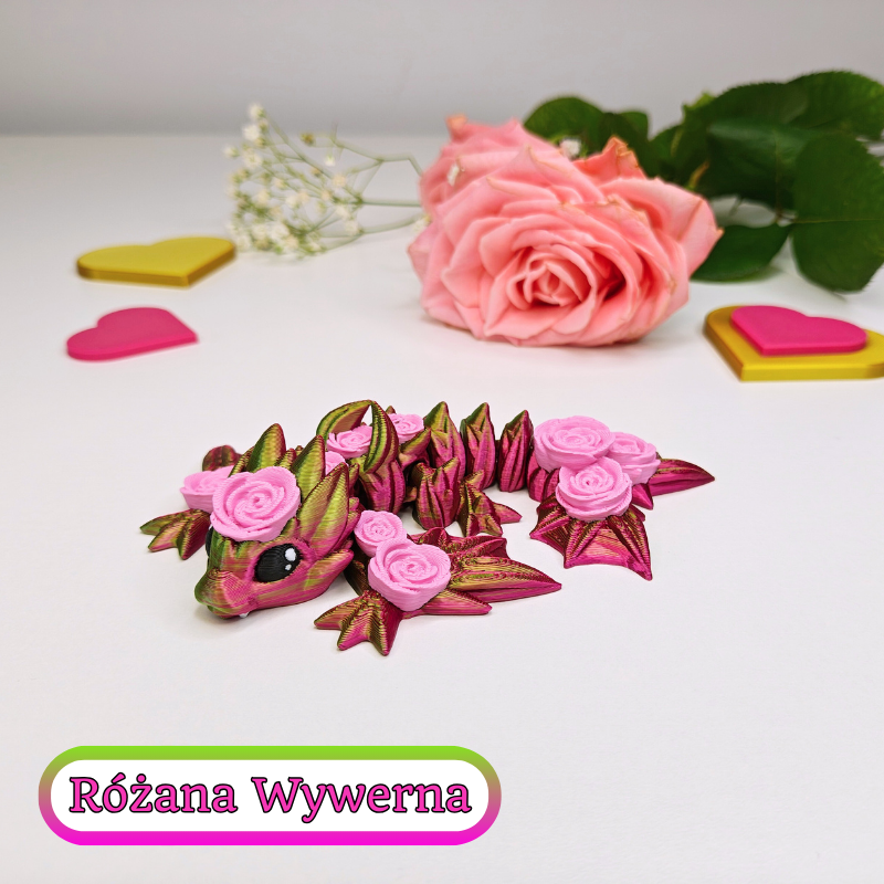 Różana wywerna (M, figurka) - obrazek 8