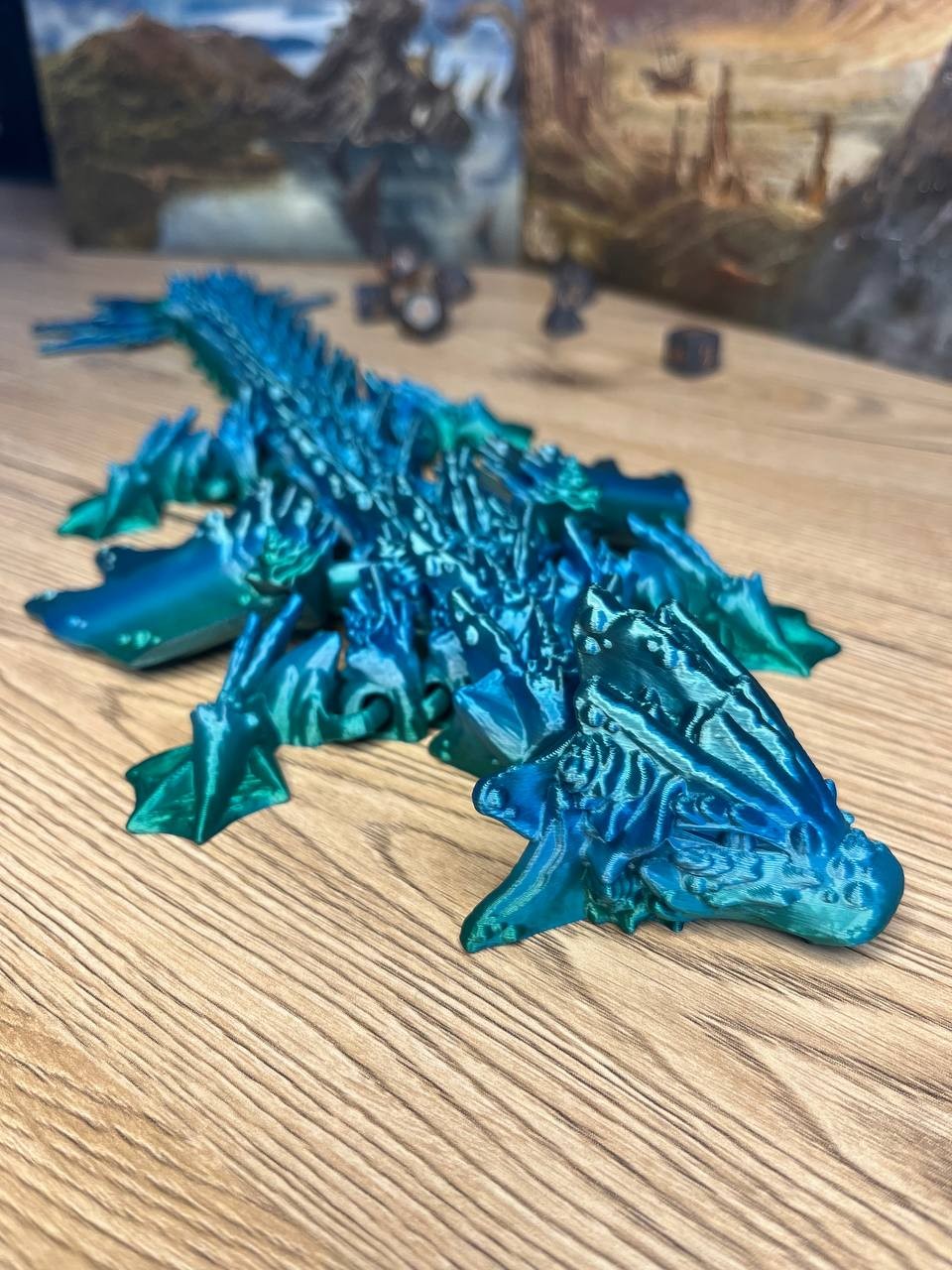 Morski smok przegubowy ze skrzydłami (ocean, L, 44cm) - obrazek 2