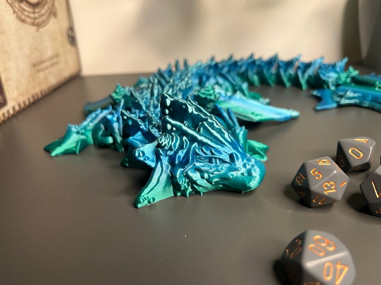 Morski smok przegubowy ze skrzydłami (ocean, L, 44cm) - obrazek 4