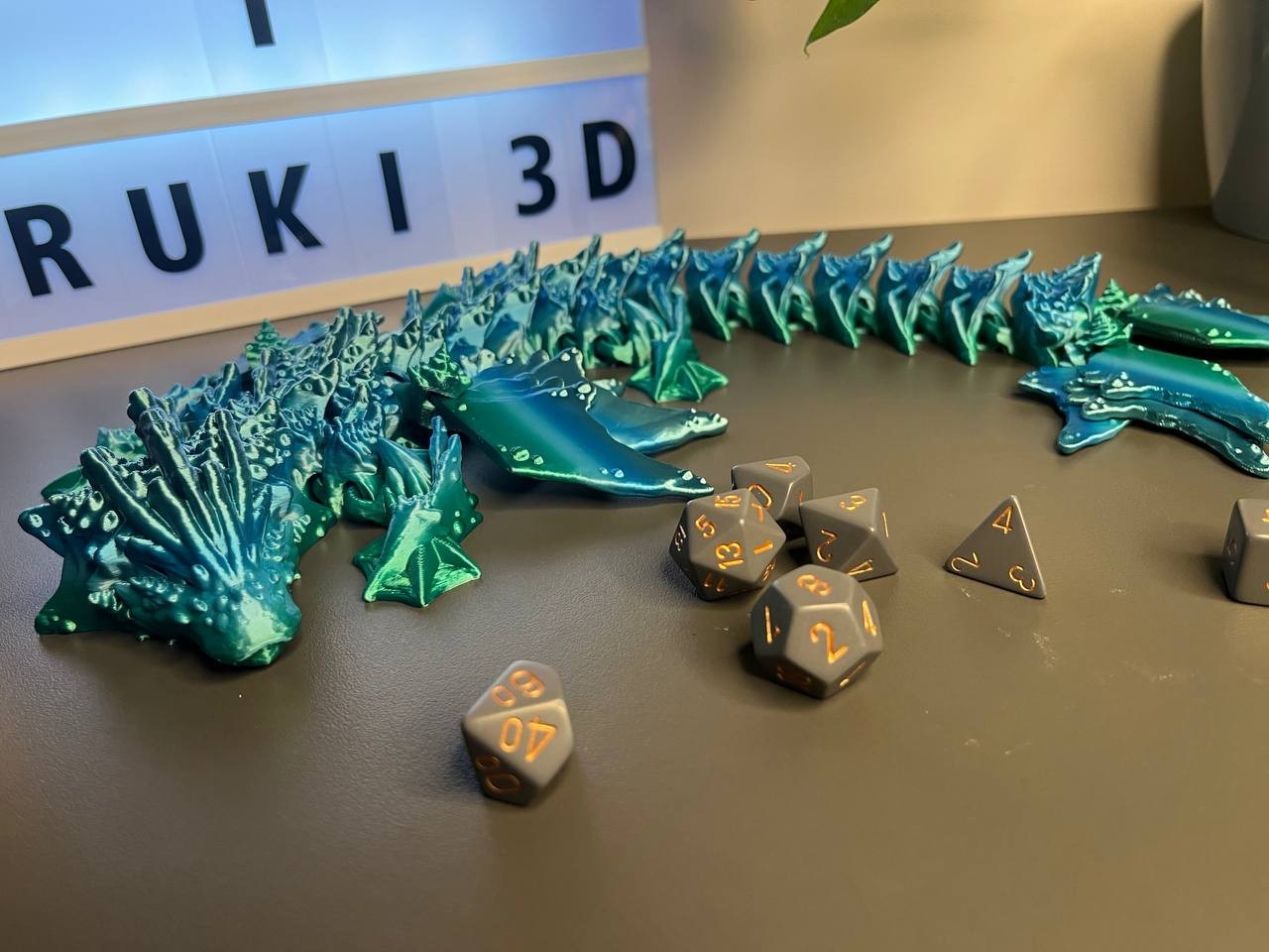 Morski smok przegubowy ze skrzydłami (ocean, L, 44cm) - obrazek 8