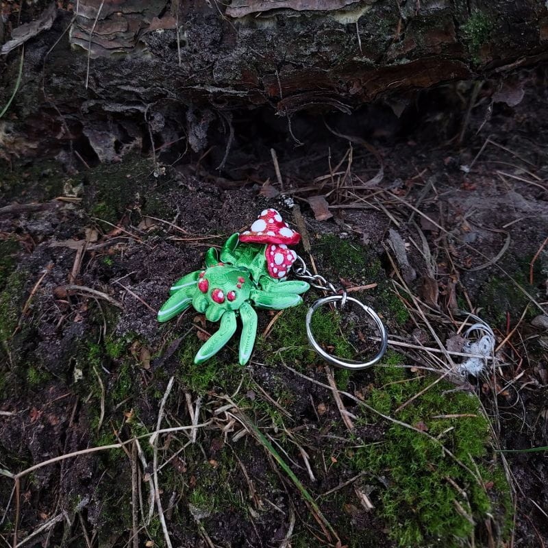 BRELOK Grzybkowy Pajączek Skakun - obrazek 6