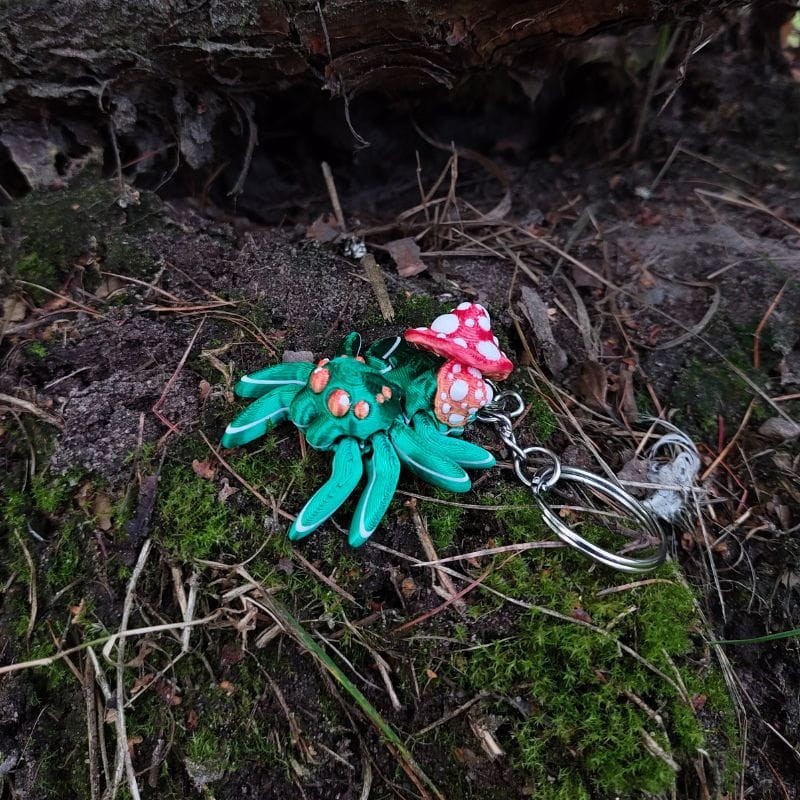 BRELOK Grzybkowy Pajączek Skakun - obrazek 7