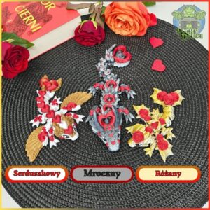 Zestaw: Czerwone Różane Jajo + Smok (Wybierz Swojego Strażnika!)