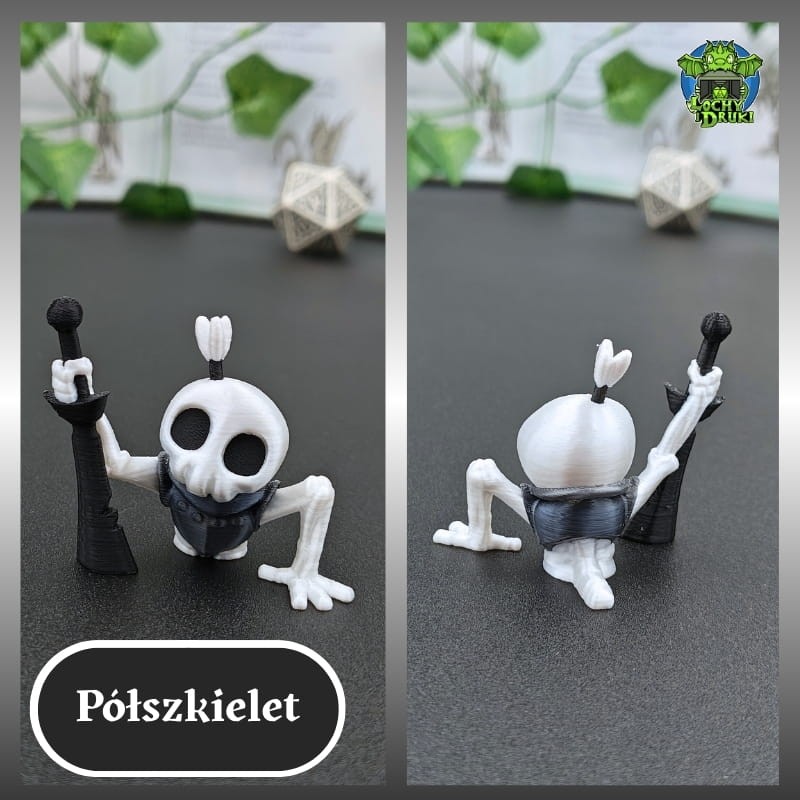 Banda Szkieletów – Figurki 3D Chibi (Dungeons & Dragons) - obrazek 3