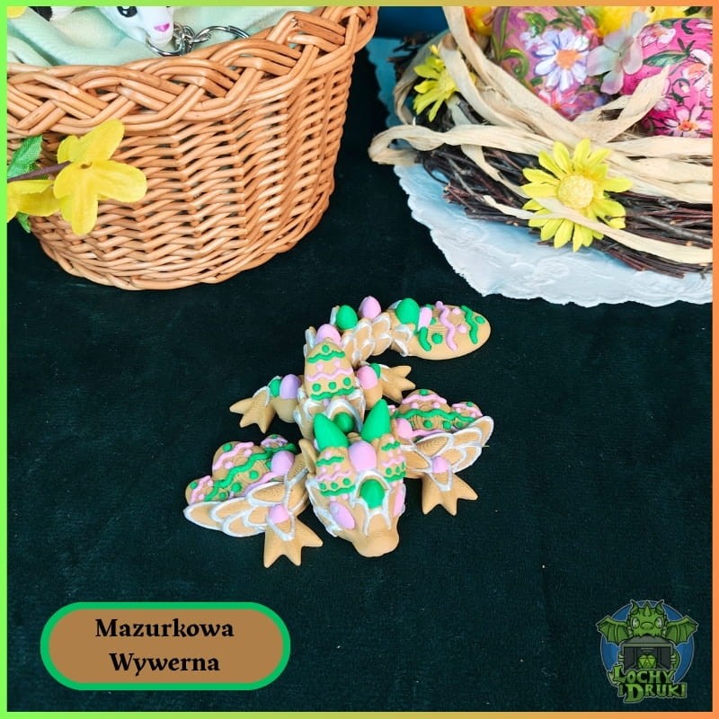 Figurka Mazurkowa Wywerna – Słodka Strażniczka Wielkanocy - obrazek 2