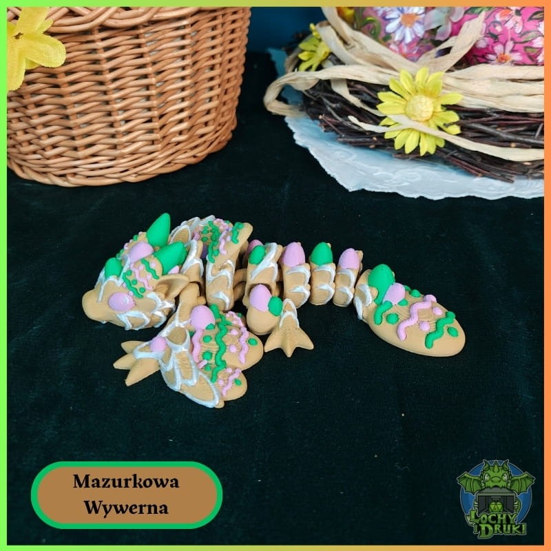 Figurka Mazurkowa Wywerna – Słodka Strażniczka Wielkanocy - obrazek 4