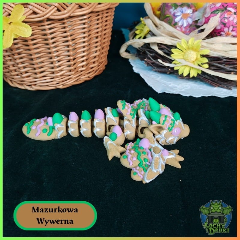 Figurka Mazurkowa Wywerna – Słodka Strażniczka Wielkanocy - obrazek 5