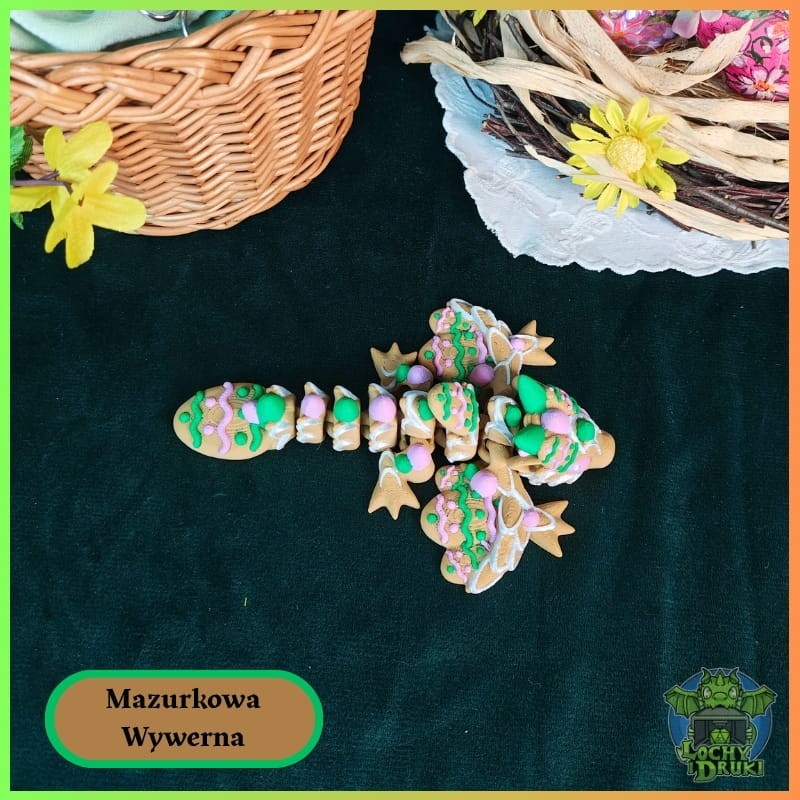 Figurka Mazurkowa Wywerna – Słodka Strażniczka Wielkanocy - obrazek 6